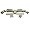 997.1 Carrera X-Pipe 200 Cell 63 mm exhaust stainless steel for Porsche 911 – Albert Motorsport