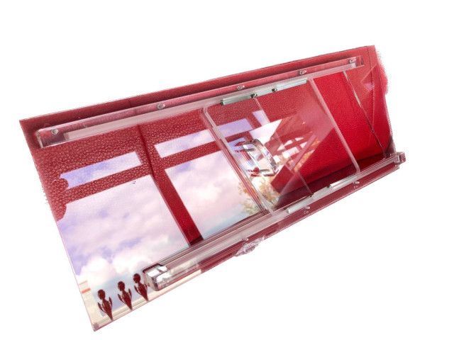 Ventana corrediza de acrílico para puertas de paneles de plexiglás rectos | Albert Motorsport