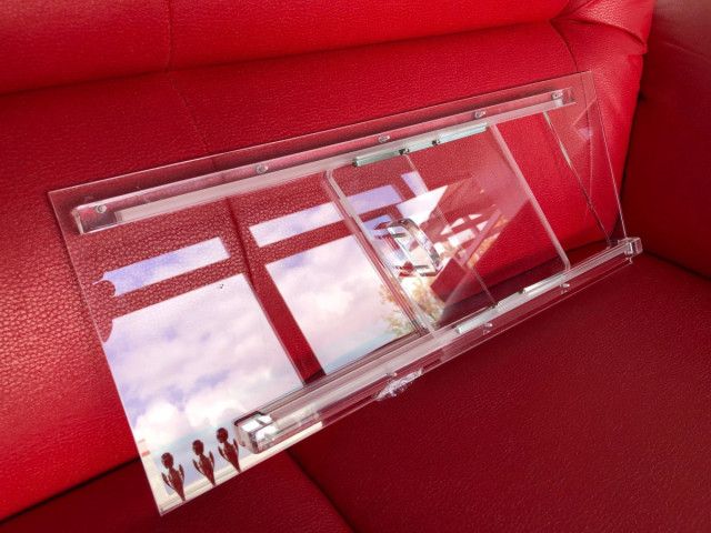 Ventana corrediza de acrílico para puertas de paneles de plexiglás rectos | Albert Motorsport 2