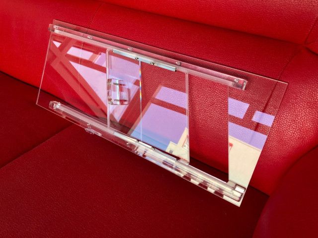 Ventana corrediza de acrílico para puertas de paneles de plexiglás rectos | Albert Motorsport