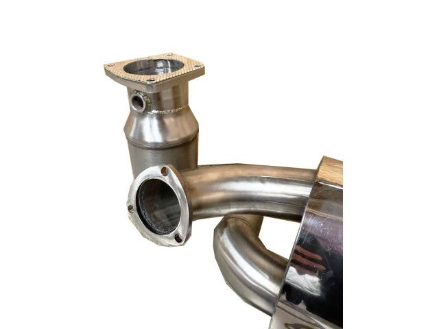 996 Turbo - GT2 X-Pipe 200 Zeller silenziatore acciaio inox Porsche 911 | Albert Motorsport 2