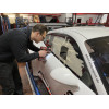 Fenêtre coulissante en acrylique pour portes à vitres droites en plexiglas | Albert Motorsport