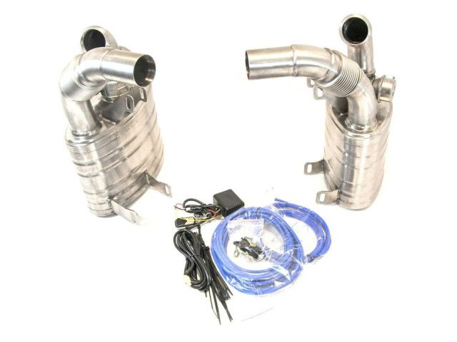 Escape de aleta de acero inoxidable con electrónica para Porsche 911 996 Carrera | Albert Motorsport 2