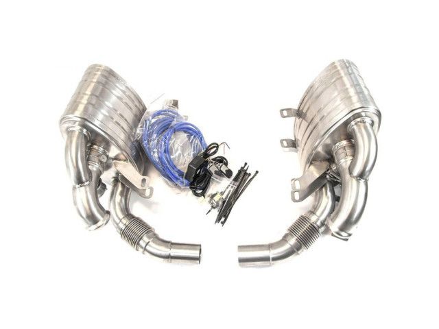 Escape de aleta de acero inoxidable con electrónica para Porsche 911 996 Carrera | Albert Motorsport
