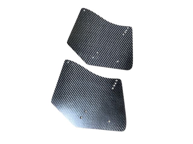 Placas de montaje de carbono 993 GT2 EVO para alerón trasero Porsche 911 GT2 | Albert Motorsport