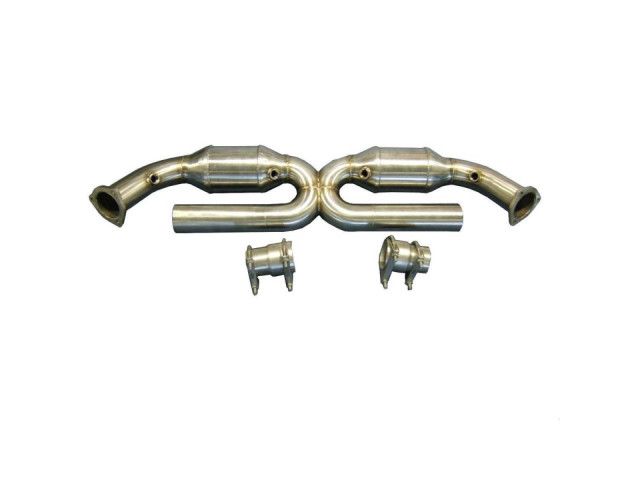 Escape Carrera X-Pipe 996 Cat 200 con tubos de 55 mm para Porsche 911 | Albert Motorsport