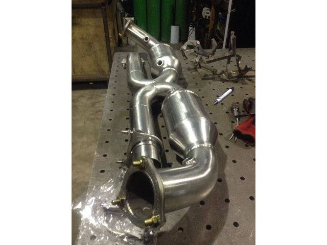 996 Carrera X-Pipe exhaust 100 cell cat with 63 mm pipes for Porsche 911 – Albert Motorsport