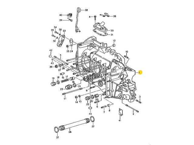 964 - 993 Carrera Turbo Engine housing block Porsche 911 used – Albert Motorsport