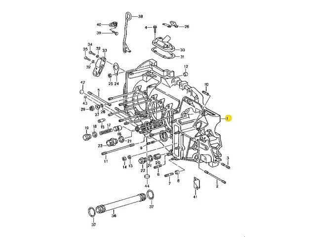 964 - 993 - Carrera Turbo Motorgehäuse Motorblock Porsche 911 gebraucht - Albert Motorsport