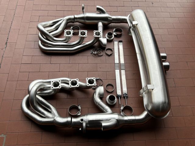 911 - 964 Carrera 3.2 - 3.6 - 3.8 Système d'échappement sport GT3 Style 2 sorties d'échappement centrales Porsche | Albert Motor