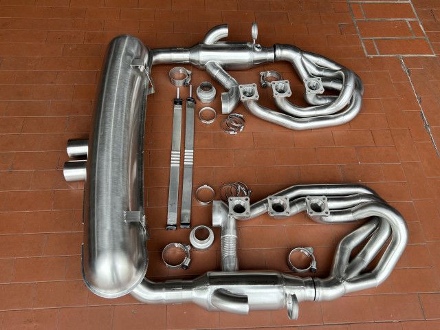 911 - 964 Carrera 3.2 - 3.6 - 3.8 Système d'échappement sport GT3 Style 2 sorties d'échappement centrales Porsche | Albert Motor