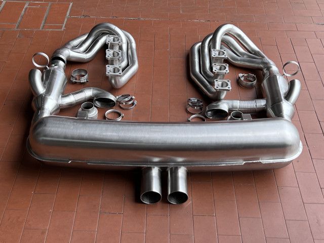 911 - 964 Carrera 3.2 - 3.6 - 3.8 GT3 Style Sportauspuffanlage 2 mittige Endrohre Porsche – Albert Motorsport