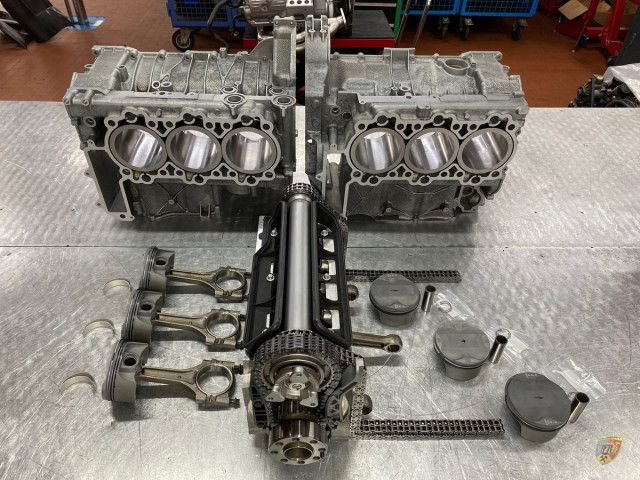 986, 987, 996, 997, blocco motore Porsche completato con pistoni e cilindri in cromo molibdeno in cambio | Albert Motorsport