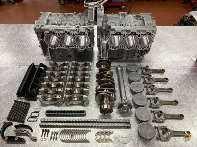 986, 987, 996, 997, Porsche Motorblock komplettiert mit Kolben und Chrom Molybdän Zylindern im Tausch – Albert Motorsport