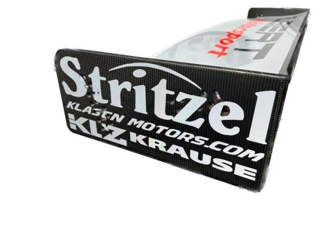 991 GT3 R - RSR Seitenplatten Carbon für Heckspoiler Porsche 911 - Albert Motorsport