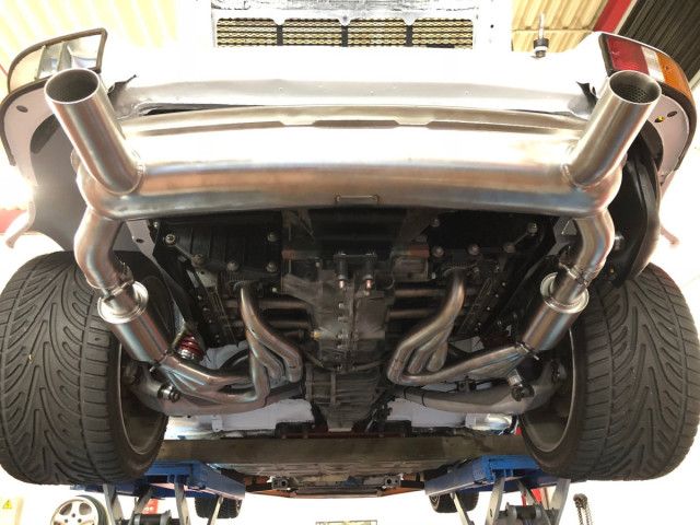 964 - 3,6 - 3,8 l. Kit de escape deportivo Powerkit 2 para Porsche Racing | Albert Motorsport
