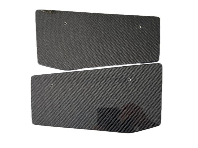 991 GT3 Cup piastre laterali in carbonio per spoiler posteriore Porsche 911 | Albert Motorsport