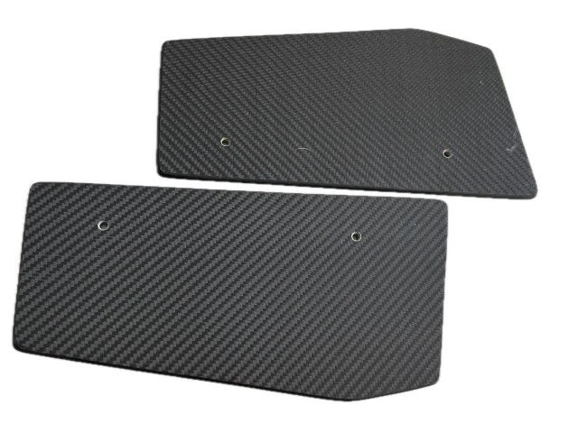 991 GT3 Cup Seitenplatten Carbon für Heckspoiler Porsche 911 - Albert Motorsport