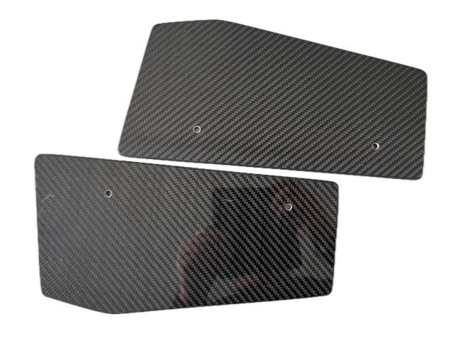 Placas laterales de carbono para alerón trasero Porsche 911 991 GT3 Cup | Albert Motorsport