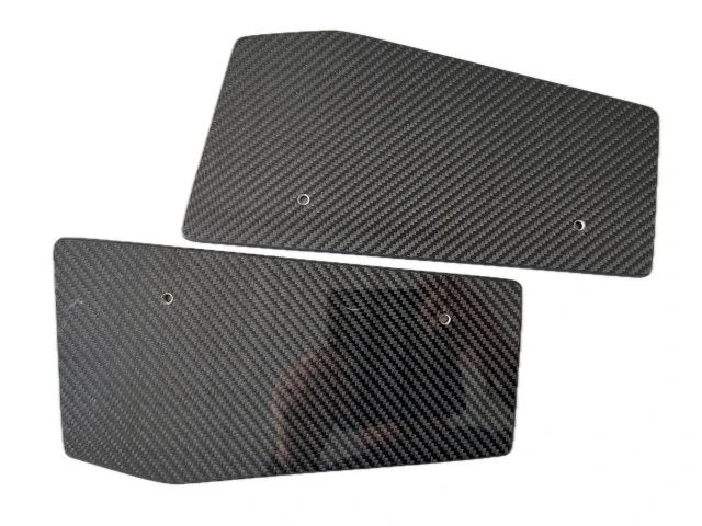 991 GT3 Cup Seitenplatten Carbon für Heckspoiler Porsche 911 - Albert Motorsport