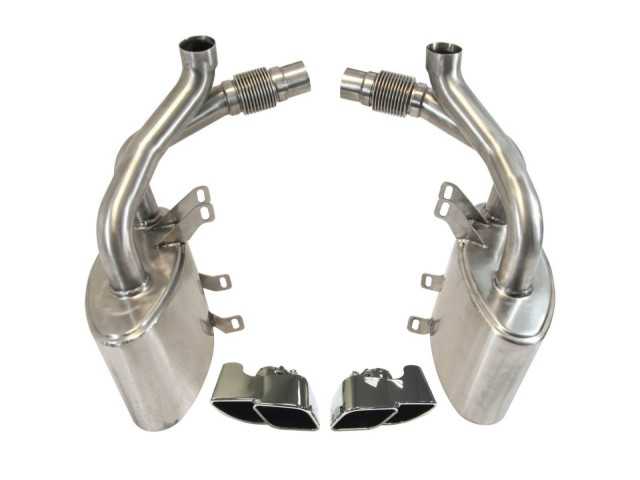 Escape deportivo Carrera 997.1 con salidas de acero inoxidable para Porsche 911 | Albert Motorsport 2