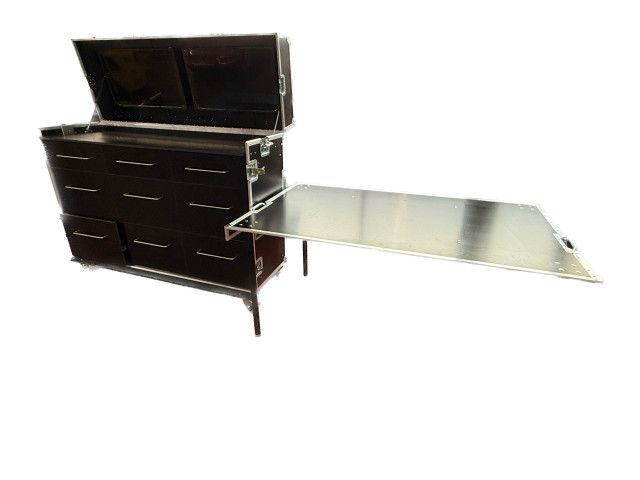 Pitbox L-Case con cassetti anche con schermi - Tipo Albert Motorsport | Albert Motorsport