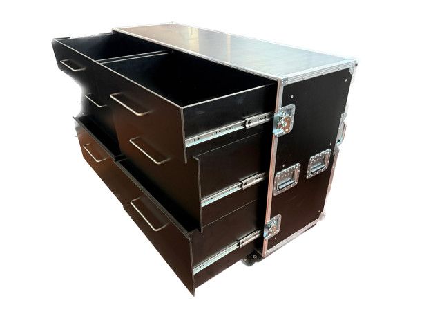 Cajonera Flightcase para Pitbox, equipo de carreras, tipo Albert Motorsport | Albert Motorsport