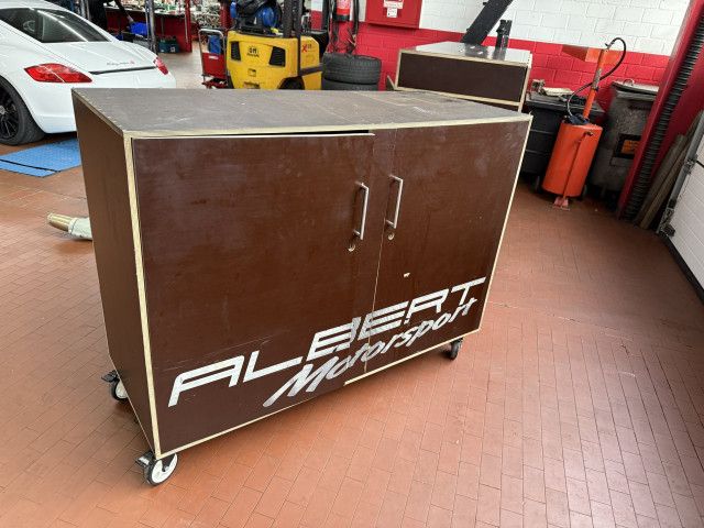 Estuche L con 2 pantallas y caja de transporte para Pitbox | Albert Motorsport