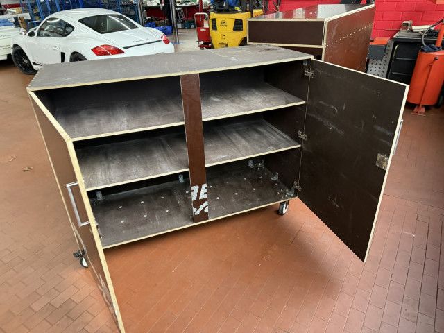 Estuche L con 2 pantallas y caja de transporte para Pitbox | Albert Motorsport