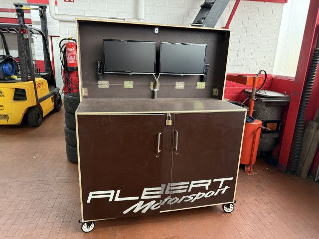 Estuche L con 2 pantallas y caja de transporte para Pitbox | Albert Motorsport 2