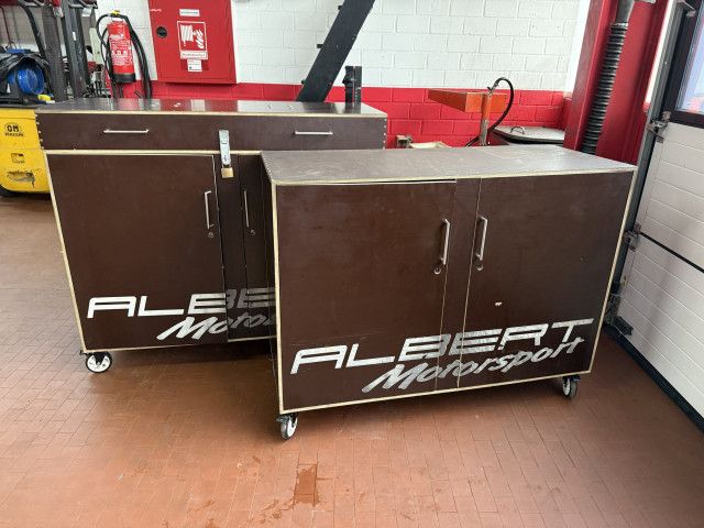 Estuche L con 2 pantallas y caja de transporte para Pitbox | Albert Motorsport