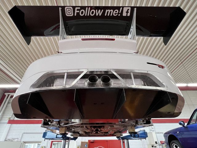 Aletas difusoras de carbono Porsche 911 997 GT3 R 2013. | Albert Motorsport