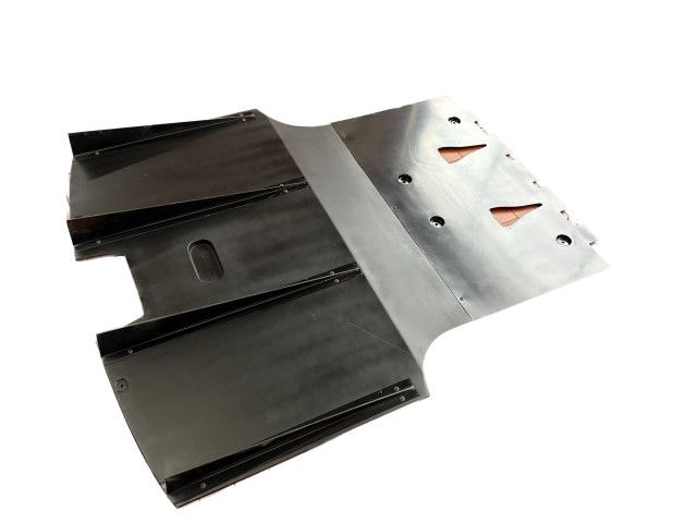 991 GT3 Cup difusor trasero y caja de cambios con soporte y aletas de carbono Porsche 911 | Albert Motorsport