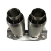 992 GT3 - RS - Cup tailpipe in 917 - RSR - Moby Dick Style stainless steel for Porsche 911 – Albert Motorsport