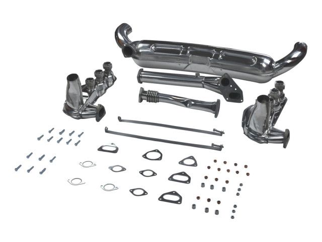 Scarico sportivo 911 Carrera 3.2 84mm scambiatore di calore acciaio inox Porsche 911 | Albert Motorsport