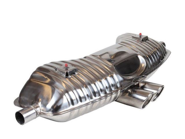 986 Boxster Auspuff OEM Ersatz Edelstahl poliert Porsche – Albert Motorsport