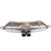 Albert Motorsport|986 Boxster Exhaust OEM Replacement Polished Stainless Steel Porsche