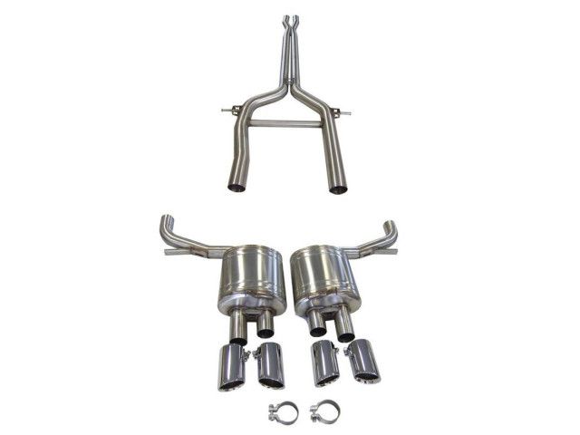 970 Turbo Pot d'échappement sport en acier inoxydable après catalyseur pour Porsche Panamera | Albert Motorsport