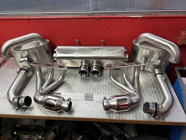 997 - 991.1 GT3 Cup Auspuffanlage mit Kat und Seitenschalldämpfern für Porsche 911 – Albert Motorsport