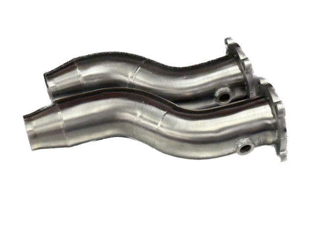 Terminale di scarico 993 GT2 Evo in acciaio inox con flangia Porsche 911 | Albert Motorsport
