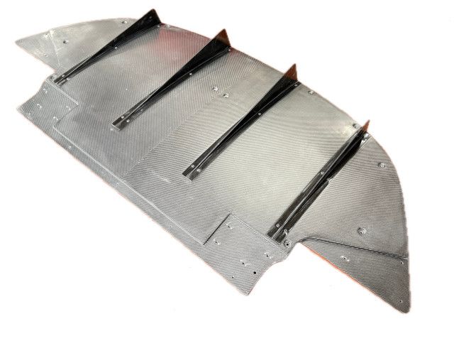 991.1 GT3 R Diffuser with Fins 2016 - 2018 Carbon Porsche 911 – Albert Motorsport 2