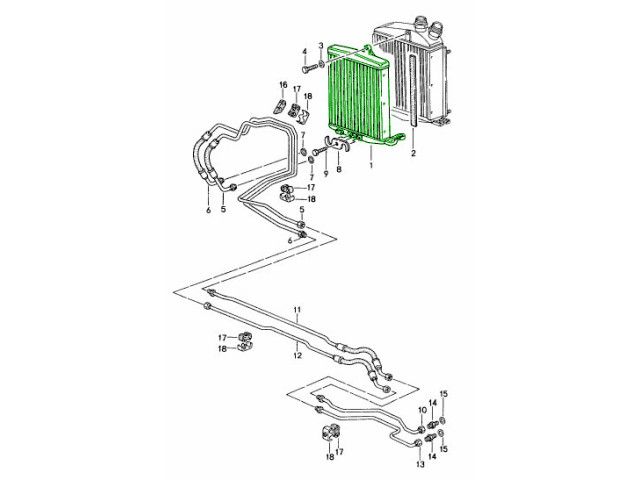 964 - 993 Radiatore olio cambio per Porsche 911 | Albert Motorsport