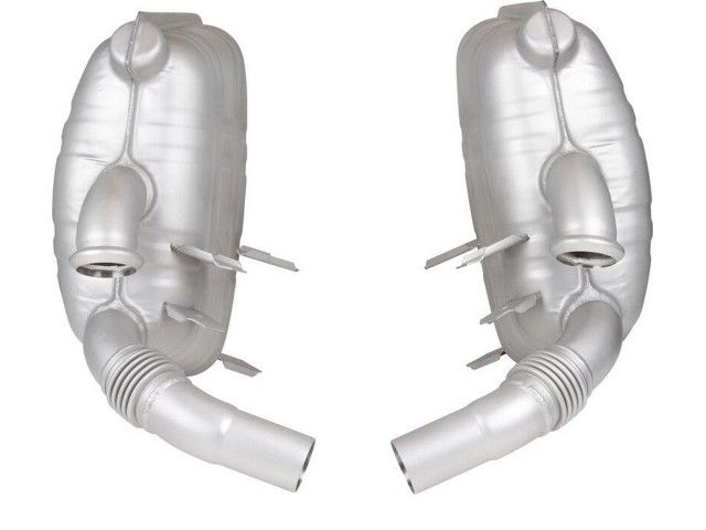 Silenciador trasero de escape de acero inoxidable para Porsche 911 996 Carrera | Albert Motorsport