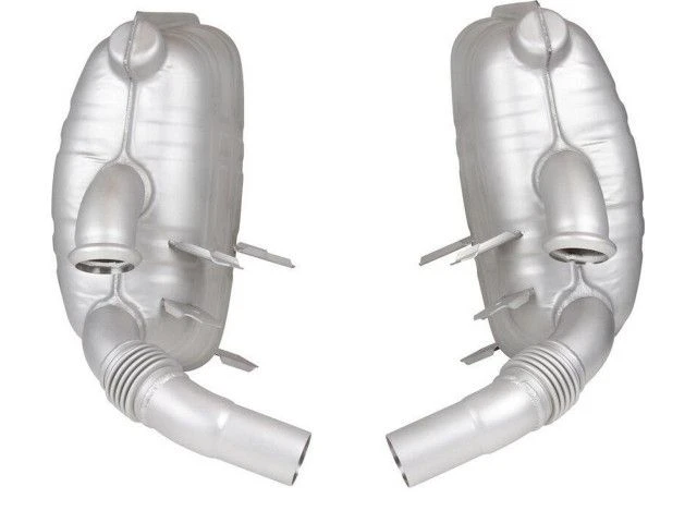 996 Carrera Endschalldämpfer Endtöpfe Auspuff Edelstahl OEM Ersatz Porsche 911 - Albert Motorsport