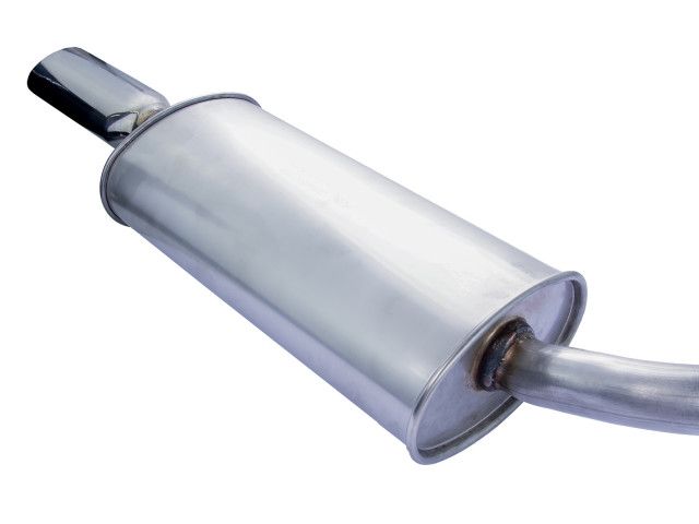 Silenciador trasero de escape 924 2.0 de acero inoxidable para Porsche | Albert Motorsport