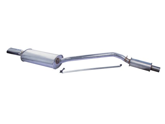 Silenciador trasero de escape 924 2.0 de acero inoxidable para Porsche | Albert Motorsport