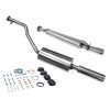 924 S - 944 - 2.5 Silenciador Trasero Escape Silenciador Delantero Kit Acero Inoxidable Porsche | Albert Motorsport
