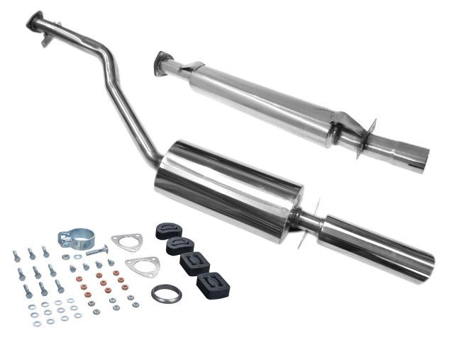 924 S - 944 - 2.5 rear silencer exhaust front silencer stainless steel kit Porsche – Albert Motorsport