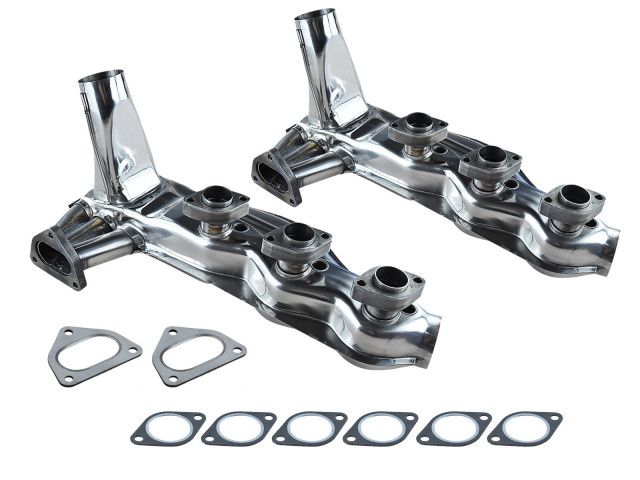 911 - 930 Turbo 2 x intercambiador de calor hasta 1983 acero inoxidable pulido para Porsche | Albert Motorsport