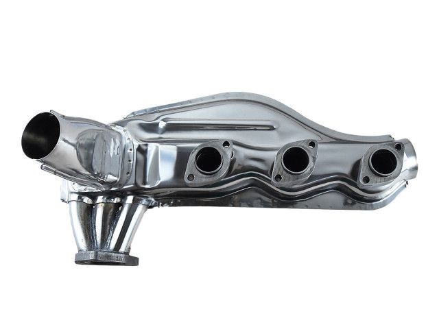 911 - 930 Turbo 2 x intercambiador de calor hasta 1983 acero inoxidable pulido para Porsche | Albert Motorsport